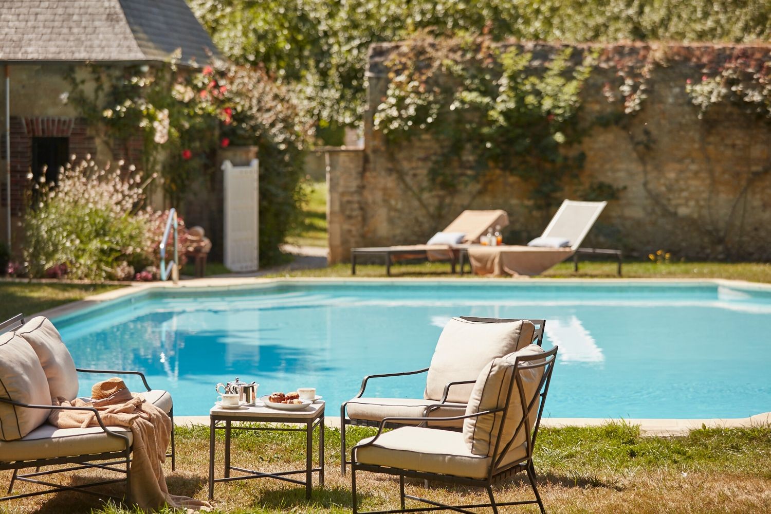 Ch&acirc;teau Audrieu - Piscine - Normandie
